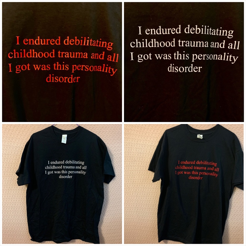 Childhood Trauma Custom T-shirts